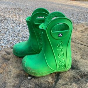 Crocs Kids Rain Boots - Size 9 Toddler